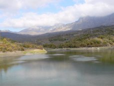 В водохранилище Алушты снизилось количество воды