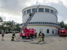 В Севастополе спасатели МЧС провели учения на территории диорамы 