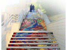 Лестницу в центре Симферополя украсят мозаикой Лестницу в центре Симферополя украсят мозаикой