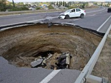 В Симферополе ограничено движение на участке объездной дороги 