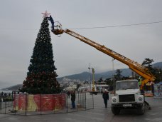 Управление делами президента РФ подарило Ялте новогоднюю ёлку
