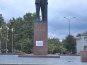 Неизвестный в Симферополе оставил сообщение на памятнике Ленину