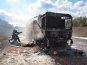 На трассе возле Севастополя сгорела фура с бумагой 