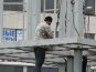 В Симферополе посреди дорожного кольца выросла металлическая башня