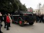 Ялтинцы прогнали из центра города военный автомобиль 