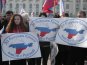 В Симферополе провели митинг в поддержку референдума и воссоединения с Россией 