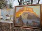 В усадьбе Шатилова в Нижнегорском районе представили выставку картин