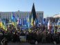 В Симферополе прошел очередной митинг в поддержку Президента Украины